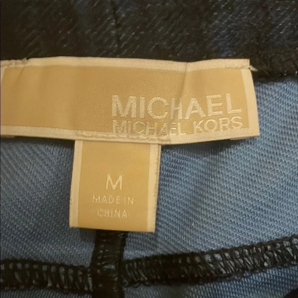 Michael Kors Blue Skinny Pants Sleek Design Stretch Jeggings - Picture 2 of 5